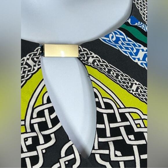 Laundry by Shelli Segal Shift Dress Psychedelic Retro Print Size Small - Picture 14 of 16